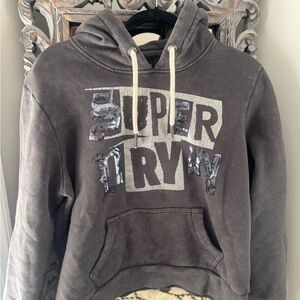 Superdry Black Textured Fabric